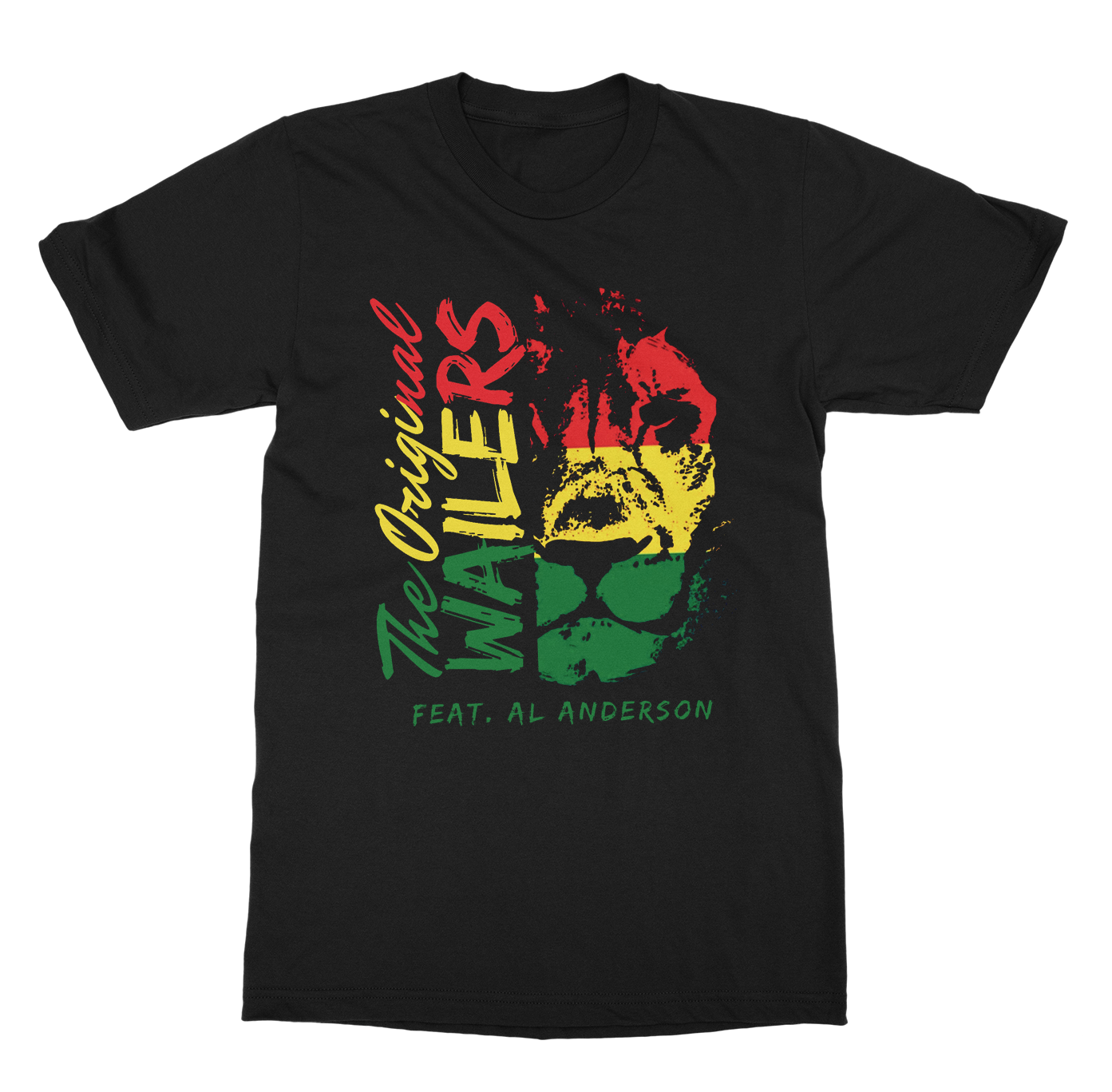 rasta dress shirt Men's Rasta Stripe Camp Shirt Light / Large